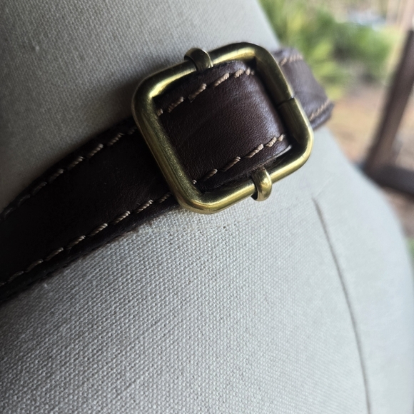 Fossil Metallic Silver Leather Messenger Bag - Picture 13 of 17